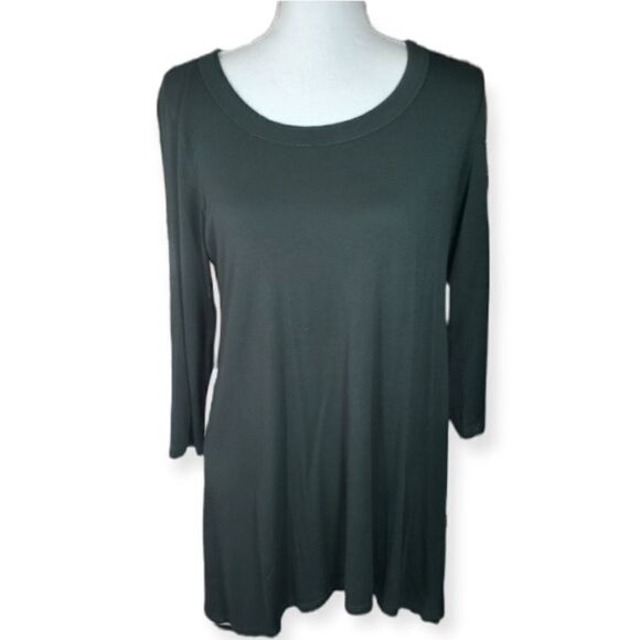 KAREN KANE GREEN TUNIC SZ.M EUC - Picture 1 of 6